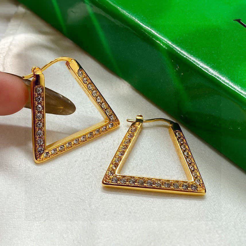 Bottega Veneta Geometric Shape Earrings